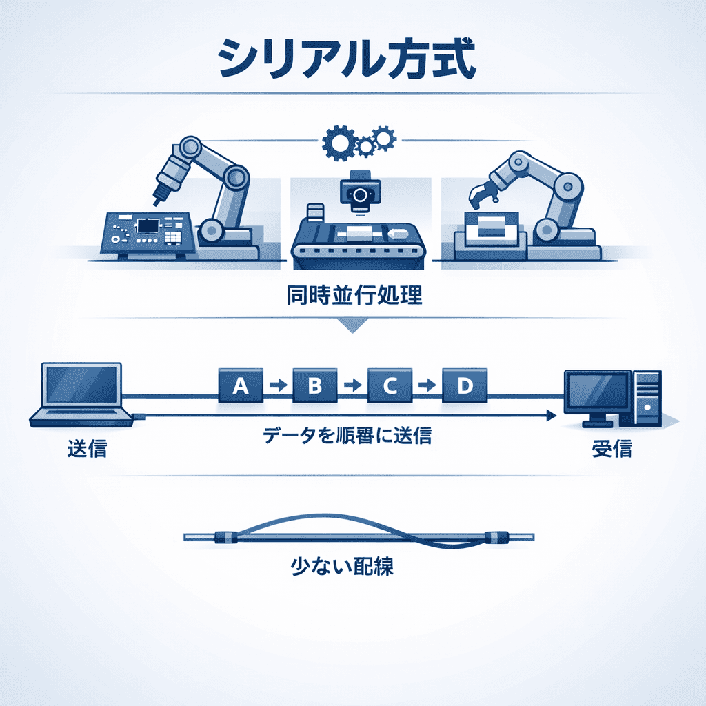 シリアル方式